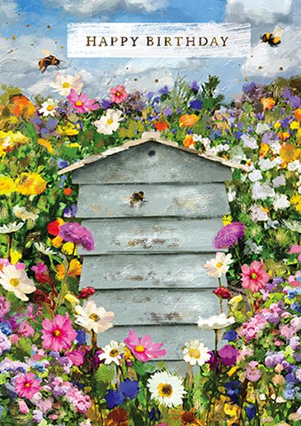 Foil Card-Meadow Beehive