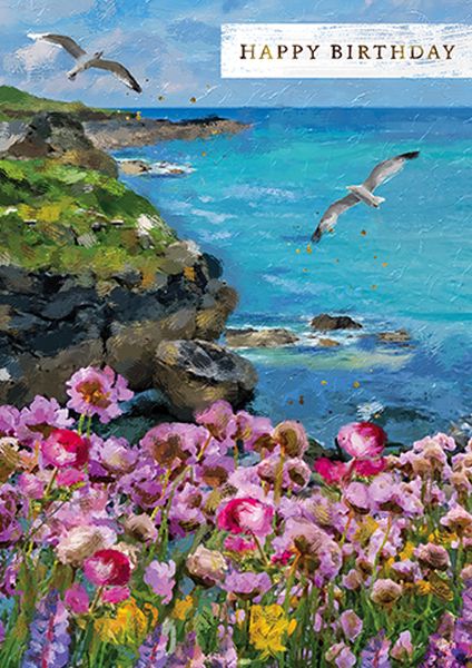 Foil Card-Coastal View