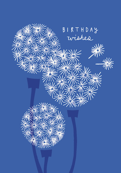 Card-Dandelion Birthday