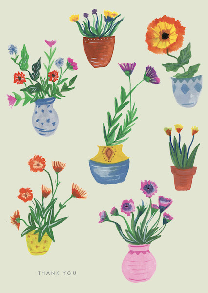 Card-Thank You Plants