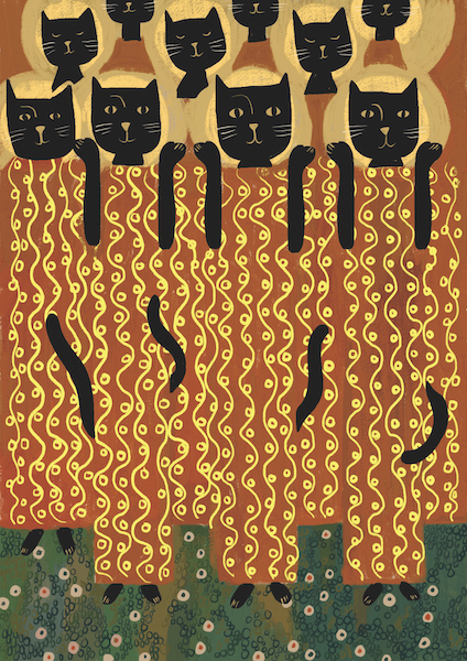 Card-Klimt Ladies