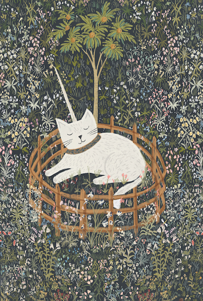 Card-Meowgical Tapestry Cat