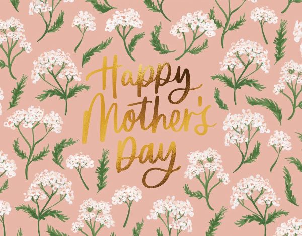 Foil Card-Happy Mother's Day Yarrow