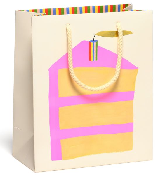 Gift Bag Large-Piece Of Cake