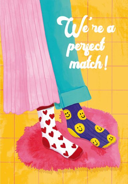 Card-Love Socks
