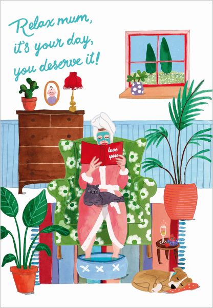 Card-Mum Relax Day