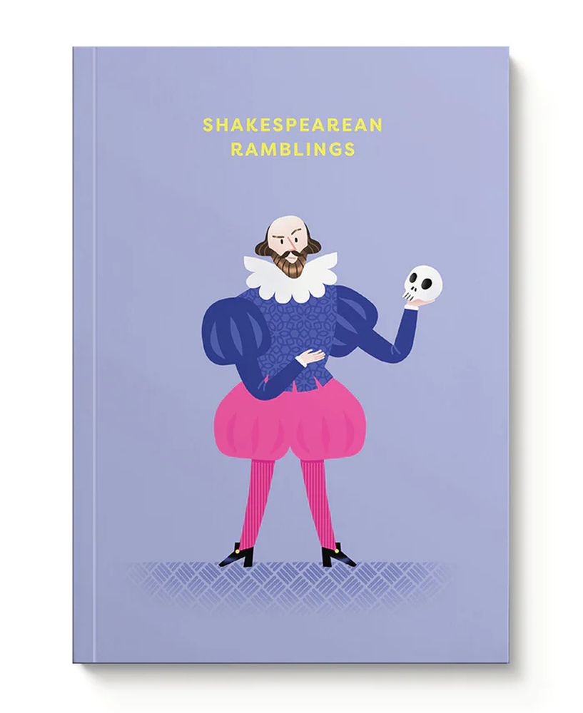 A5 Smooth Soft Cover Notebook-Shakespeare 