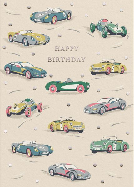 Foil Card-Race Cars