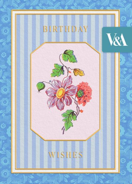 Foil Card-Flower On A Vine