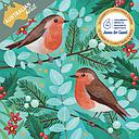 Christmas Card Wallet-CMRI-Robins
