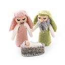 Charity Decoration Set-Felt Nativity Holy Family