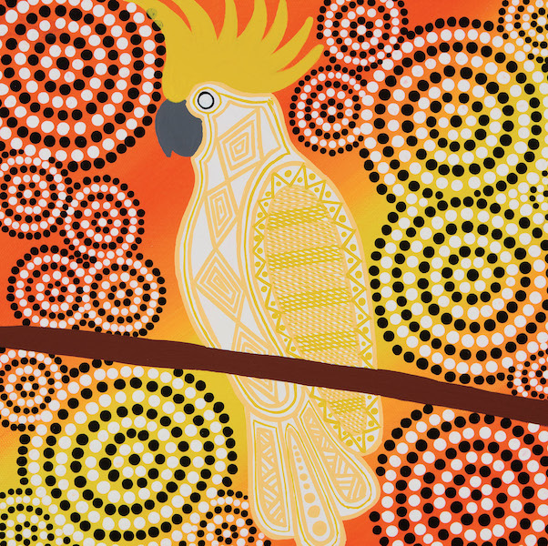 Card-Yellow Cockatoo