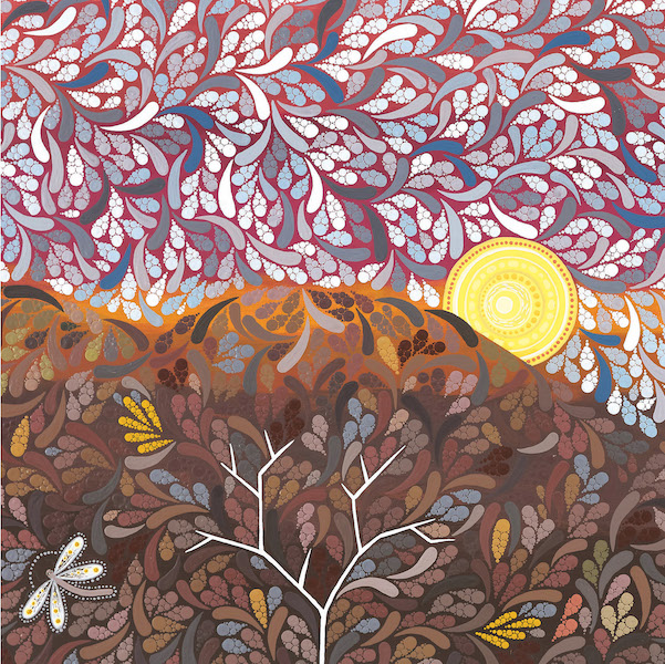 Card-Bunjil Creates the Land