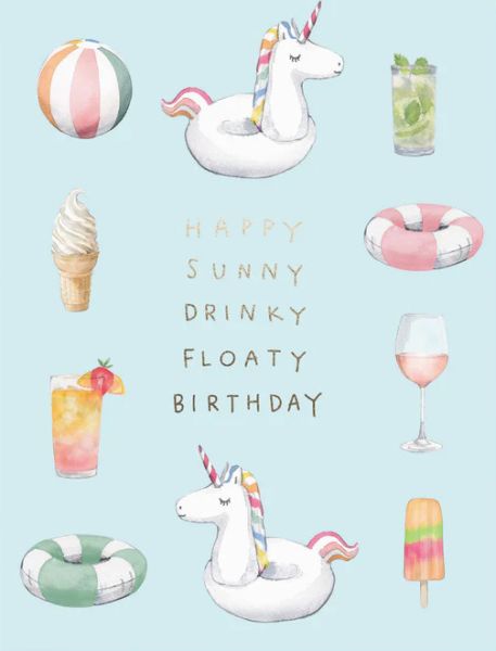 Foil Card-Pool Party Birthday