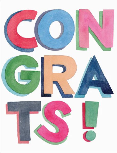 Card-Colourful Congrats