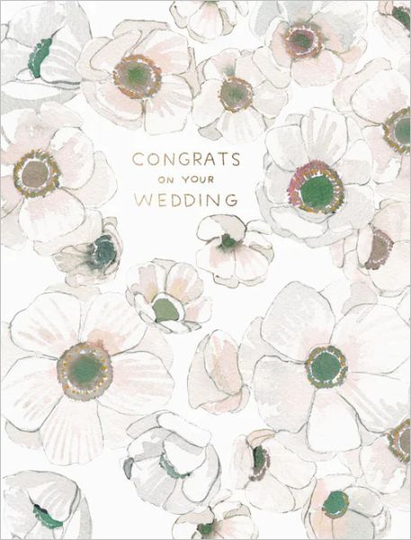 Foil Card-Wedding Flower