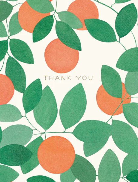 Foil Card-Orange Grove Thank You