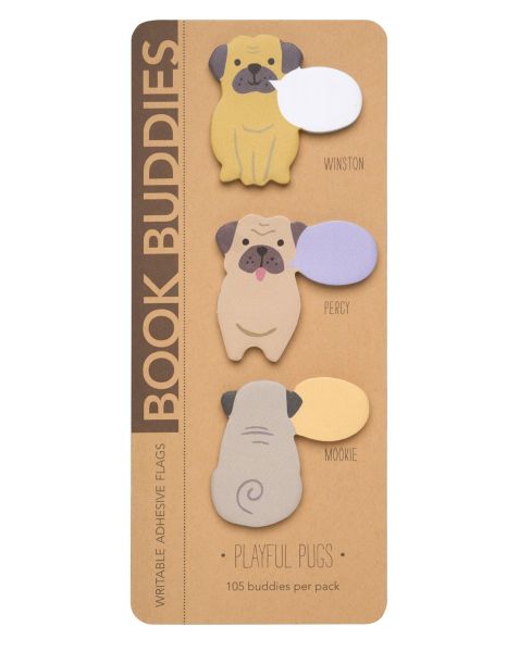 Book Buddies-Playful Pugs
