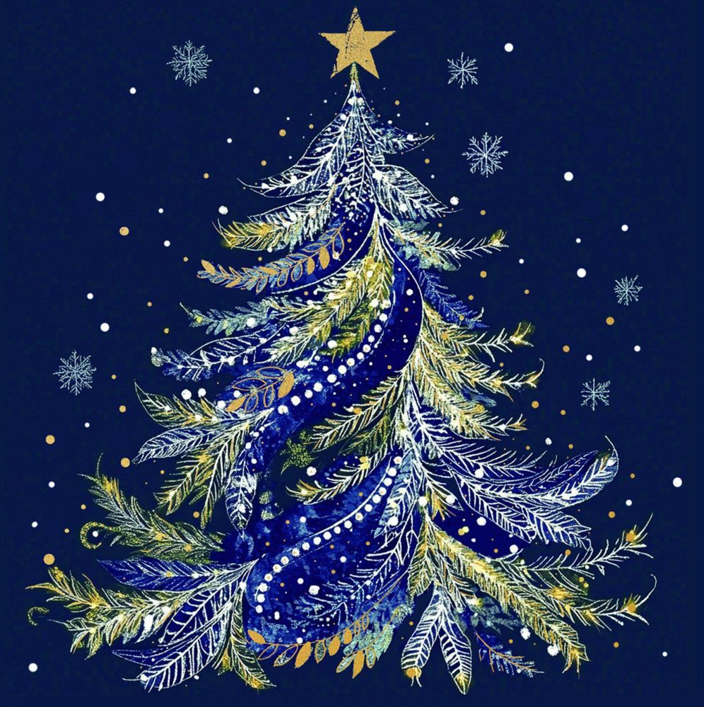 Card Pack of 6-Oh Christmas Tree