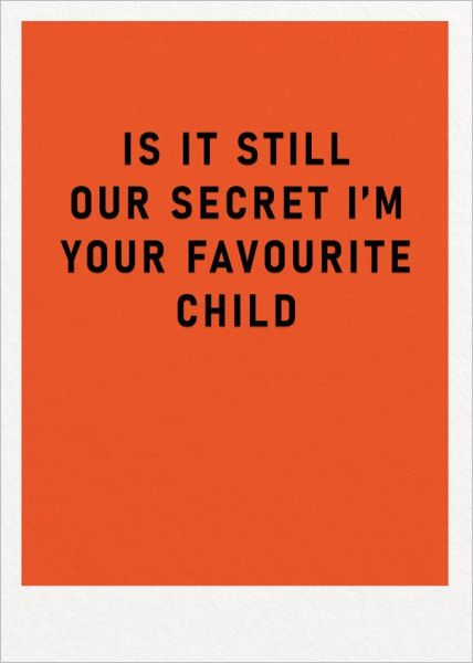 Card-Secret Favourite Child