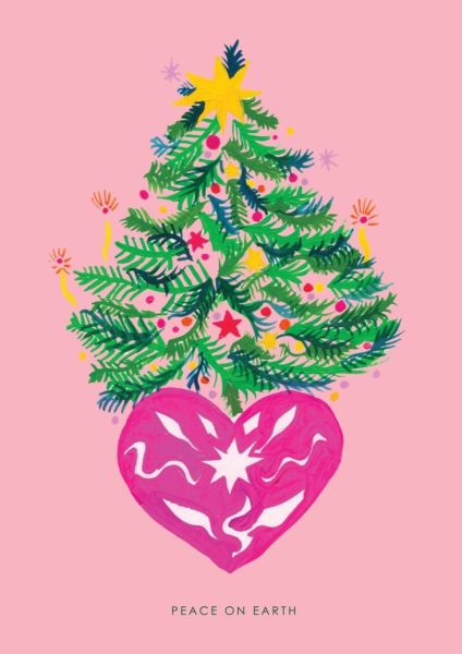 Card-Folk Christmas Tree