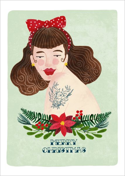 Card-Tattoo Girl