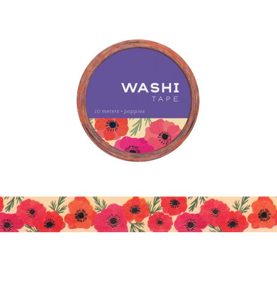 Washi Tape-Poppies