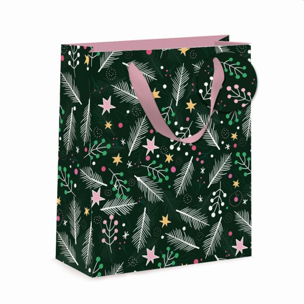 Gift Bag Medium-Stars and Feathers