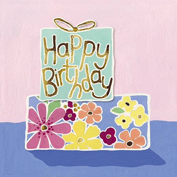 Foil 3D Card-Birthday Presents