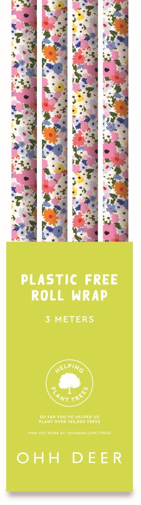 Roll Wrap-Floral Repeat