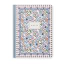 B6 Premium Hard Cover Notebook-Cream Dreamy Ditsy Check