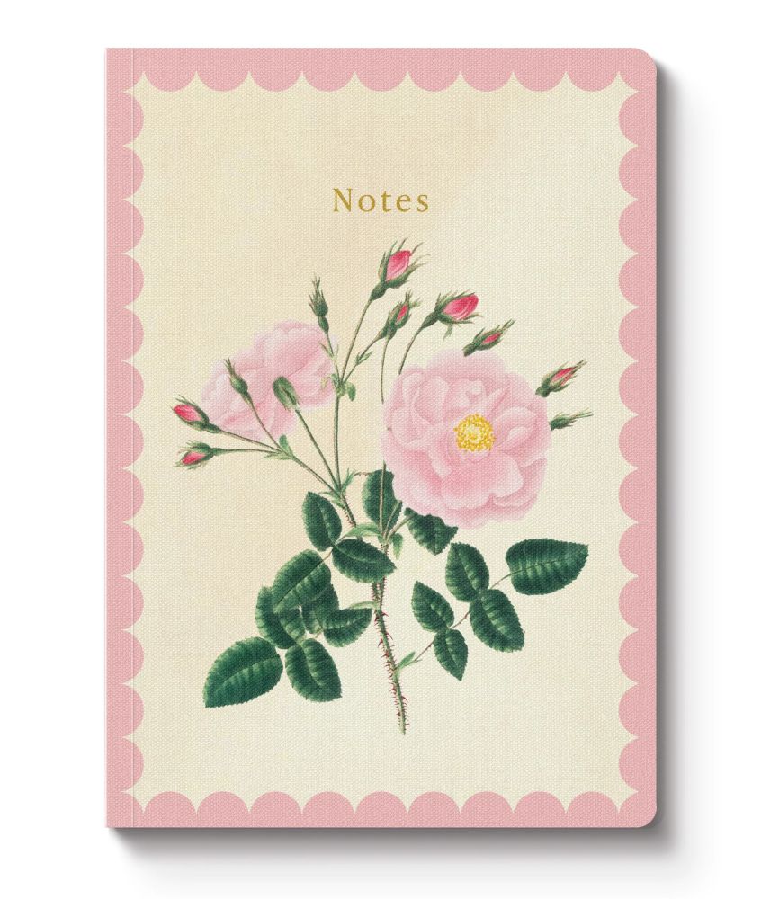 Kaleido A5 Textured Soft Cover Notebook-Rose Damascena