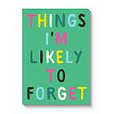 A5 Smooth Soft Cover Notebook-Things I'm Likely To Forget