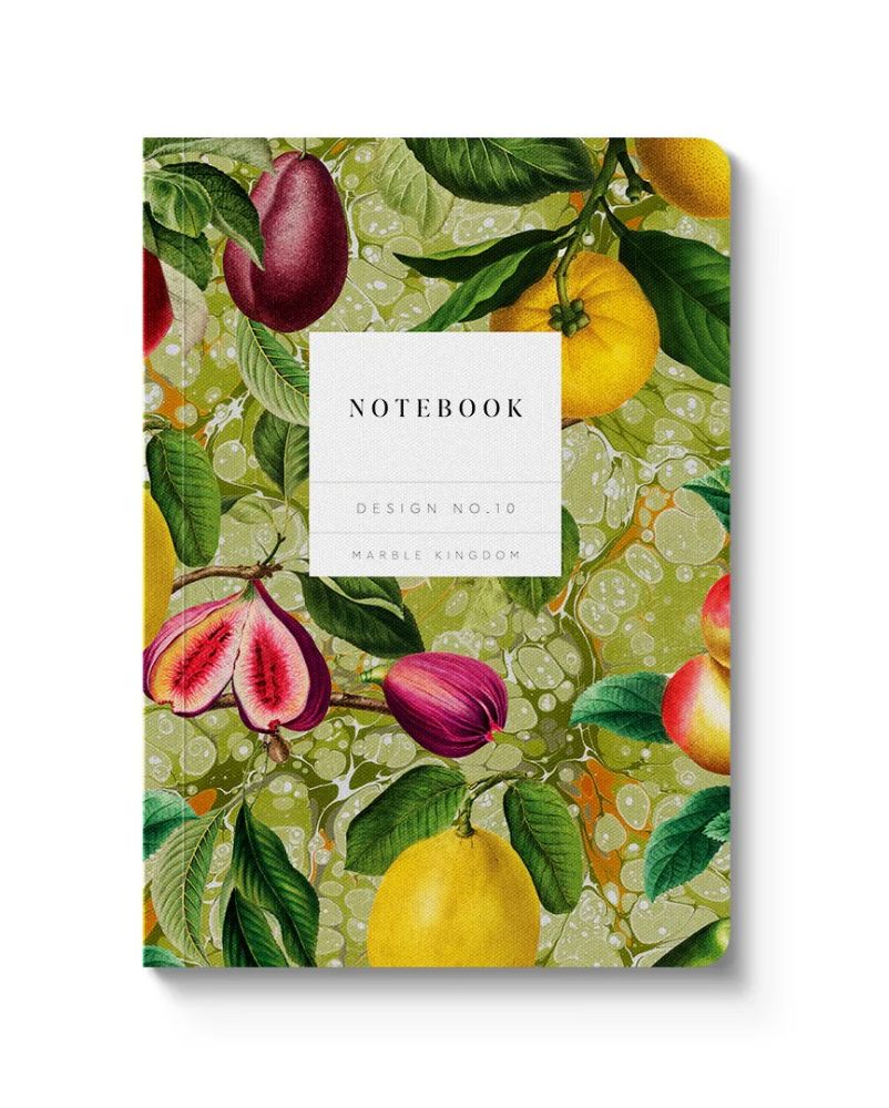 Kaleido A6 Textured Soft Cover Notebook-Marble Fruit