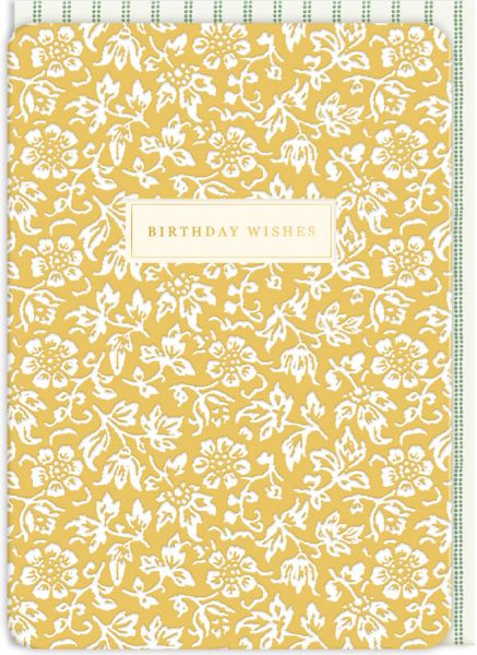 Laura Ashley Foil Card-Sweet Alyssum