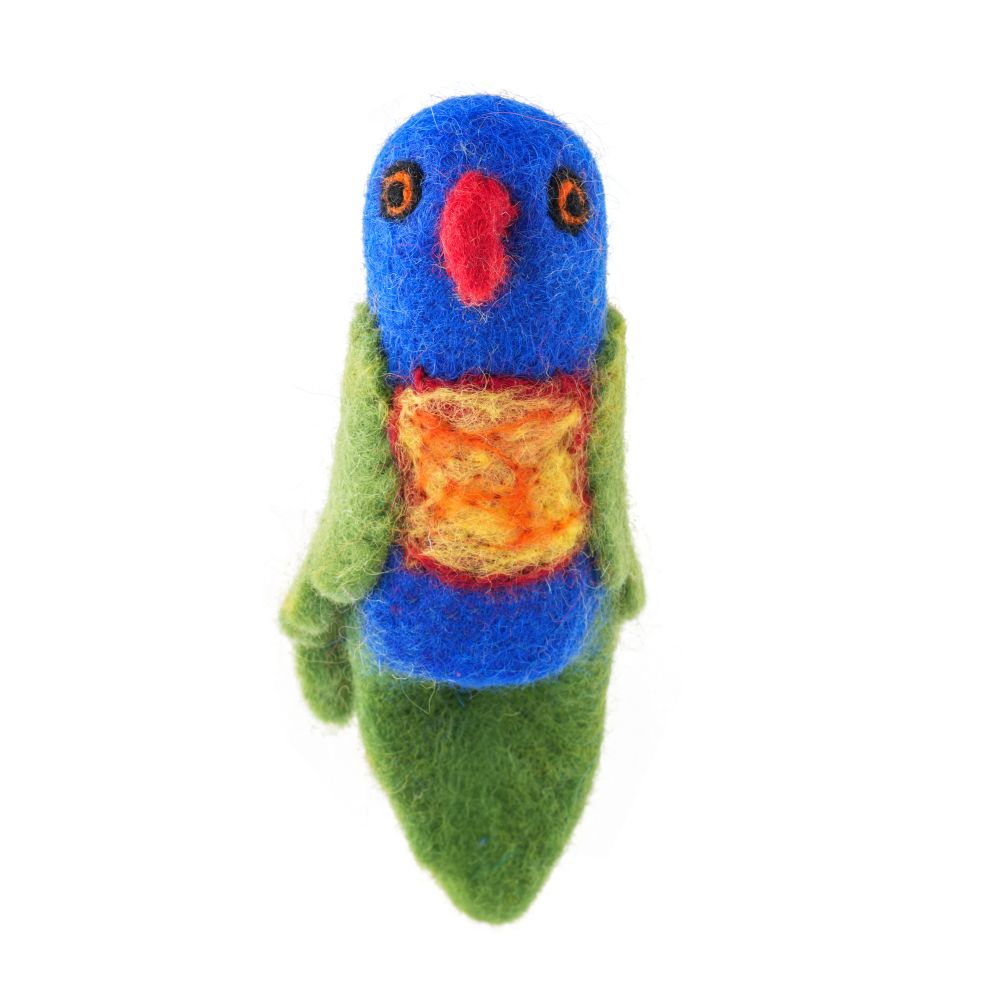 Finger Puppet-Felt Lorikeet