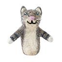 Finger Puppet-Felt Cat Grey