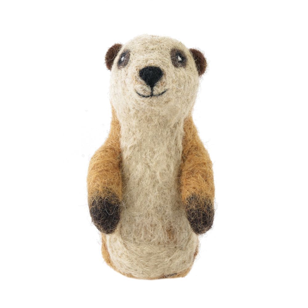 Finger Puppet-Felt Meerkat