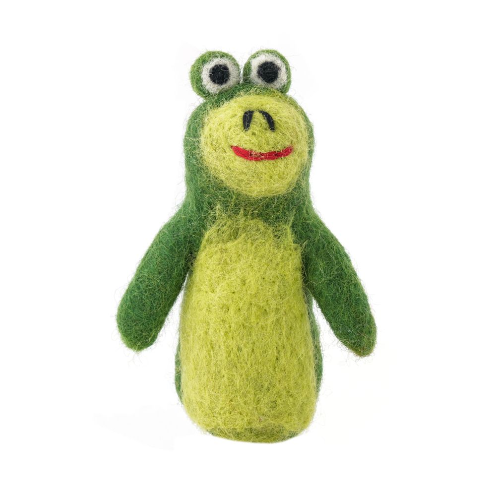 Finger Puppet-Felt Frog