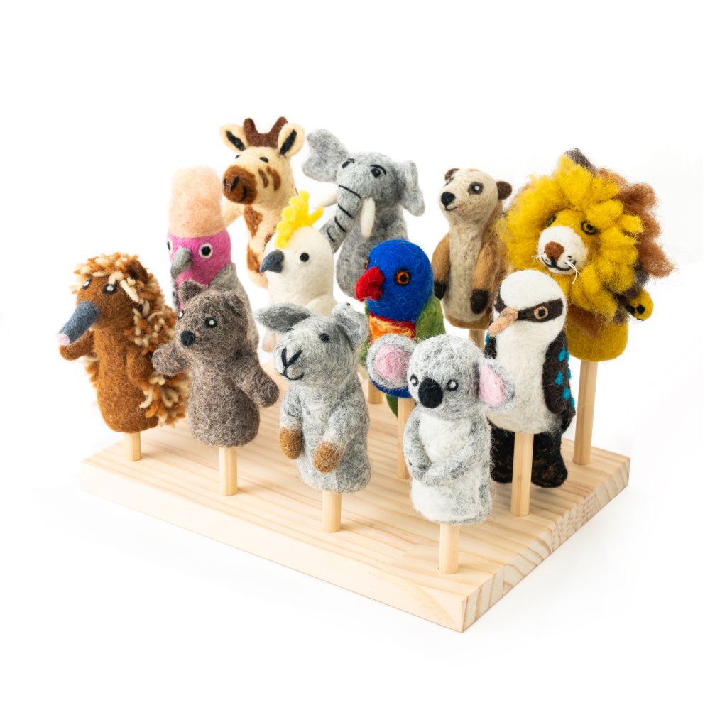 Finger Puppets Display Stand