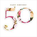 Foil Card-Happy Birthday 50