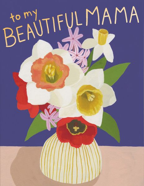 Foil Card-Beautiful Mama