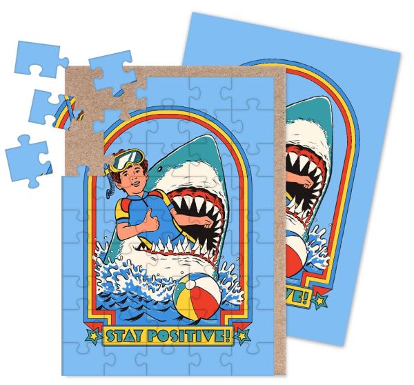 Jigsaw Card-45pc-Stay Positive