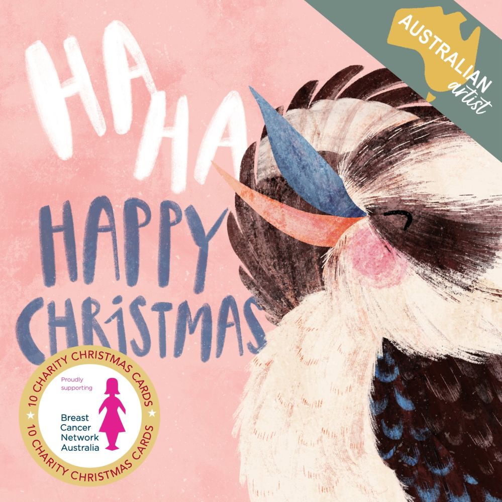 Christmas Card Wallet-BCNA-Laughing Kookaburra