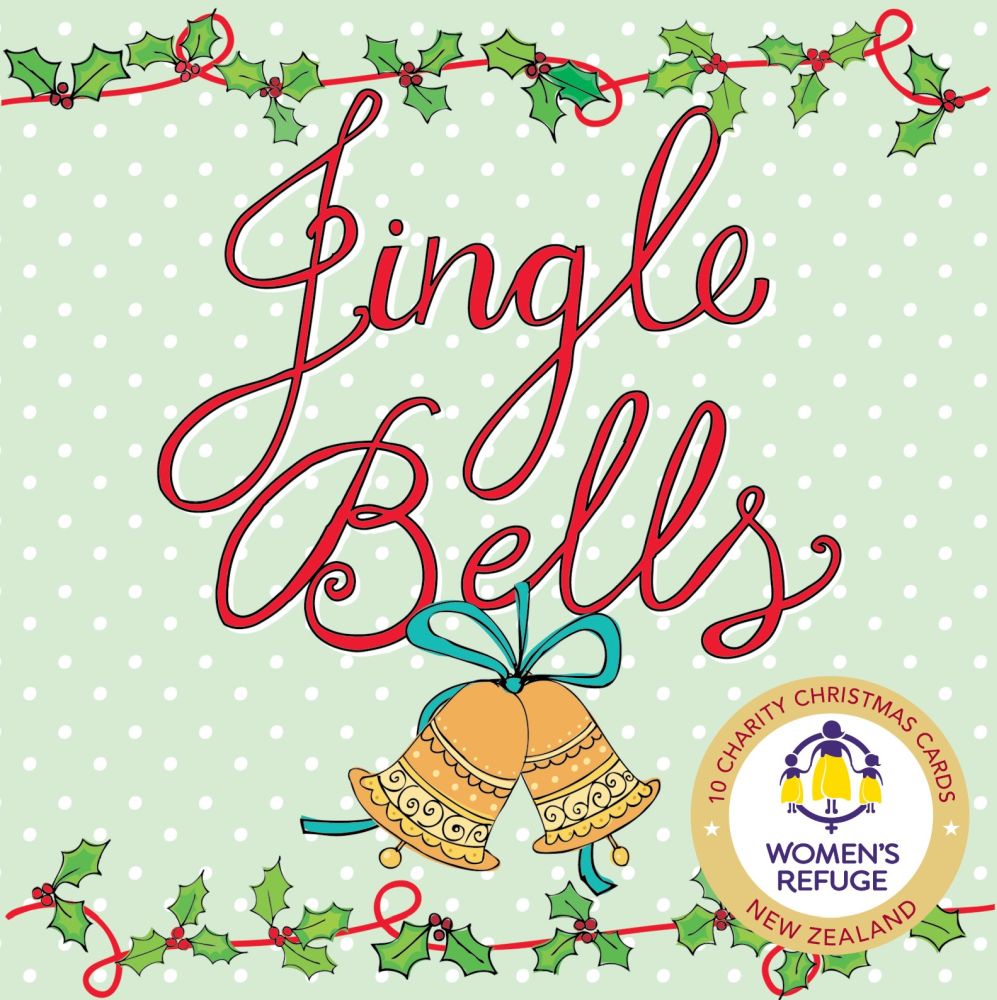 Christmas Card Wallet-Women's Refuge-Jingle Bells