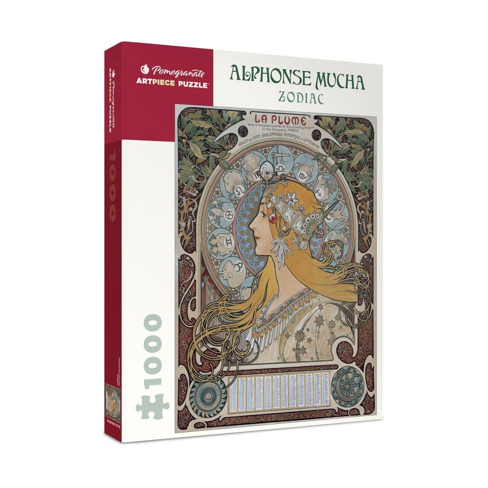 1000-Piece Jigsaw Puzzle-Mucha-Zodiac