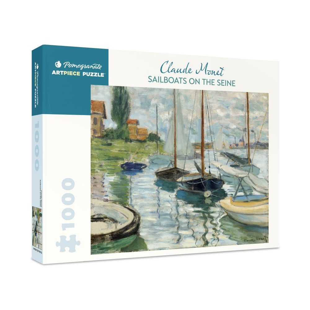 1000-Piece Jigsaw Puzzle-Monet-Sailboats
