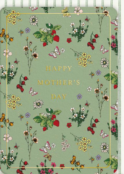 Foil Card-Bee Garden Mother's Day