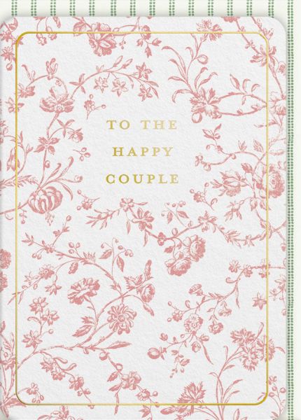 Foil Card-Aria Blush Happy Couple