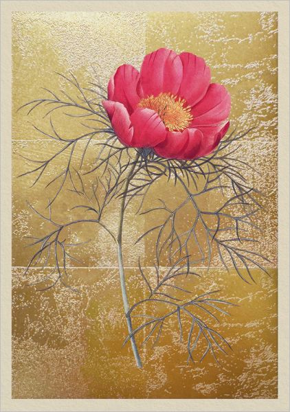 Foil Card-Peony